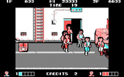 Double Dragon for IBM PC/Compatibles - Numerous opponents attack at once...