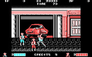 Double Dragon for IBM PC/Compatibles - Game start.