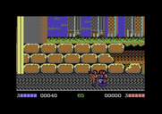 Double Dragon for Commodore 64 - Encountering some bad guys...