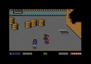Double Dragon for Commodore 64 - Now I have a bat...useful!
