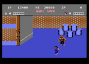 Double Dragon for Atari 7800 - Game over.