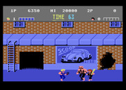 Double Dragon for Atari 7800 - The bat is a particularly lethal weapon...