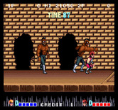 Double Dragon for Arcade - Two of these large guys hardly seems fair...