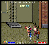 Double Dragon for Arcade - Start of the next area...