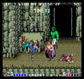 Double Dragon for Arcade - Yikes, who is this large green guy?