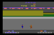 Double Dragon for Atari 2600 - This guy has a bat...that makes things tougher!