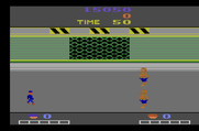 Double Dragon for Atari 2600 - Uh oh, these guys are a lot larger than I am!