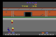 Double Dragon for Atari 2600 - Oof, I'm hit!