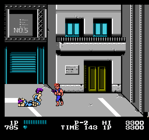Double Dragon NES / Famicom Screenshot: The fighting continues...