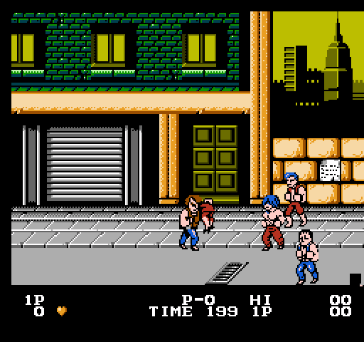 Double Dragon NES / Famicom Screenshot: Game introduction.