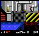 Double Dragon for NES / Famicom - Knocked down by a baseball bat!