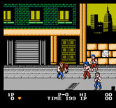 Double Dragon for NES / Famicom - Game introduction.