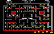 Jr. Pac-Man for IBM PC/Compatibles - Game over.