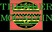 Jr. Pac-Man for IBM PC/Compatibles - Thunder Mountain logo.