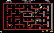 Jr. Pac-Man for IBM PC/Compatibles - Only a few dots left...