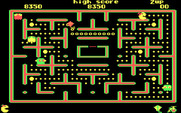 Jr. Pac-Man for IBM PC/Compatibles - The second level features a kite as a bonus item.