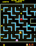 Jr. Pac-Man for Arcade - The third maze.