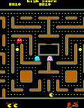 Jr. Pac-Man for Arcade - There are several different mazes in the game.