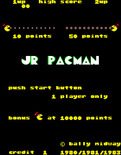 Jr. Pac-Man for Arcade - Press the start button to begin!