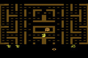 Jr. Pac-Man for Atari 2600 - Game start.