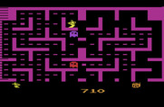 Jr. Pac-Man for Atari 2600 - Trying to reach the power pellet in the top left corner before I'm trapped!