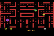 Jr. Pac-Man for Atari 2600 - Munching on dots...