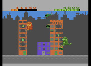 Rampage for Atari 7800 - Smashing buildings...