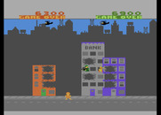 Rampage for Atari 7800 - Game over.