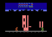 Rampage for Atari 2600 - Buildings almost destroyed...