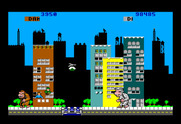 Rampage for TRS-80 Color Computer - The next city to trash...