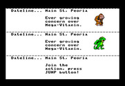 Rampage for TRS-80 Color Computer - Beginning the game...