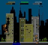 Rampage for Arcade - Falling in the water is amusing, but causes energy to be lost.