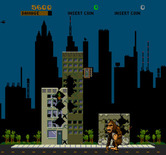 Rampage for Arcade - Round 1; smashing buildings!