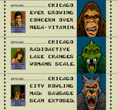 Rampage for Arcade - All three players are ready to begin the next round...