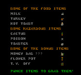 Rampage for Arcade - Some items you'll find...