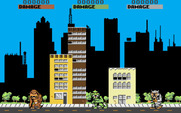 Rampage for Amiga - Start of the first city.