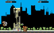 Rampage for Amiga - The final building crumbles, get ready for the next city!