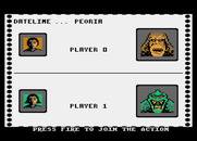 Rampage for Atari 8-bit - Press fire button to join the action!