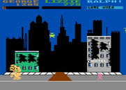 Rampage for Atari 8-bit - Game over for Lizzie...