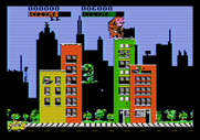 Rampage for Apple II - Time to destroy some buildings...