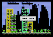Rampage for Apple II - Game over.