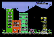 Rampage for Apple II - There goes another building!