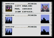 Rampage for Apple II - City howling mad, sausage scam exposed!