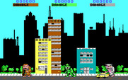 Rampage for IBM PC/Compatibles - Start of the first level.