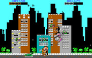 Rampage for IBM PC/Compatibles - The tank can do a lot of damage.