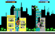 Rampage for IBM PC/Compatibles - Building demolition..