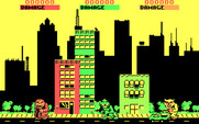 Rampage for IBM PC/Compatibles - Starting the first level.