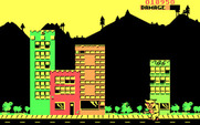 Rampage for IBM PC/Compatibles - Each level features a different city layout.