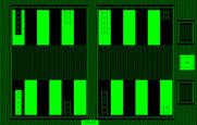 Backgammon Version 5.0 for IBM PC/Compatibles - Game start.