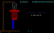 Foreign Language Hangman for IBM PC/Compatibles - Playing the game.